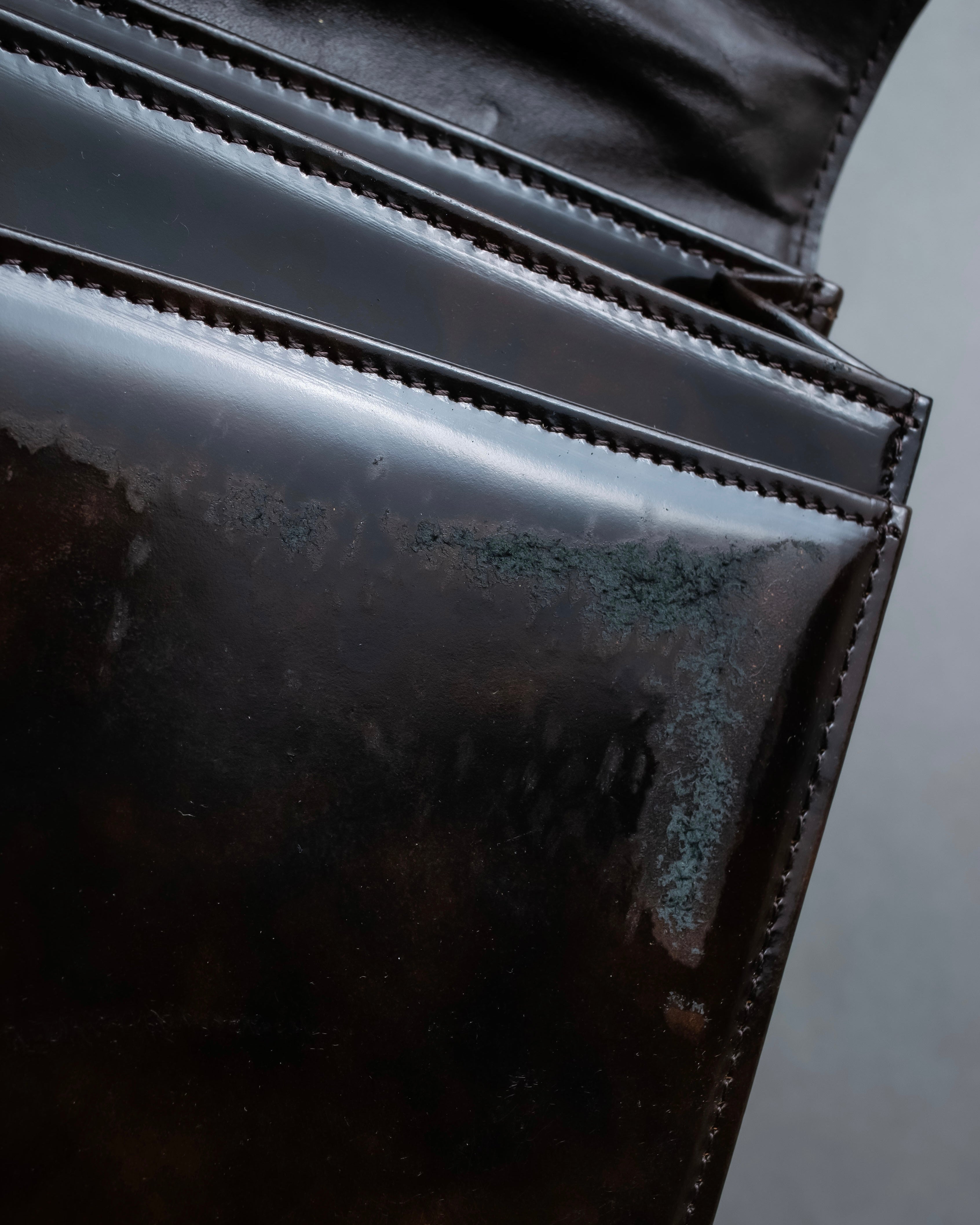 "BALENCIAGA" Patine leather briefcase bag