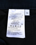 BOTTEGA VENETA by Matthieu Blazy / 2022SS Curved Hem Trousers Navy