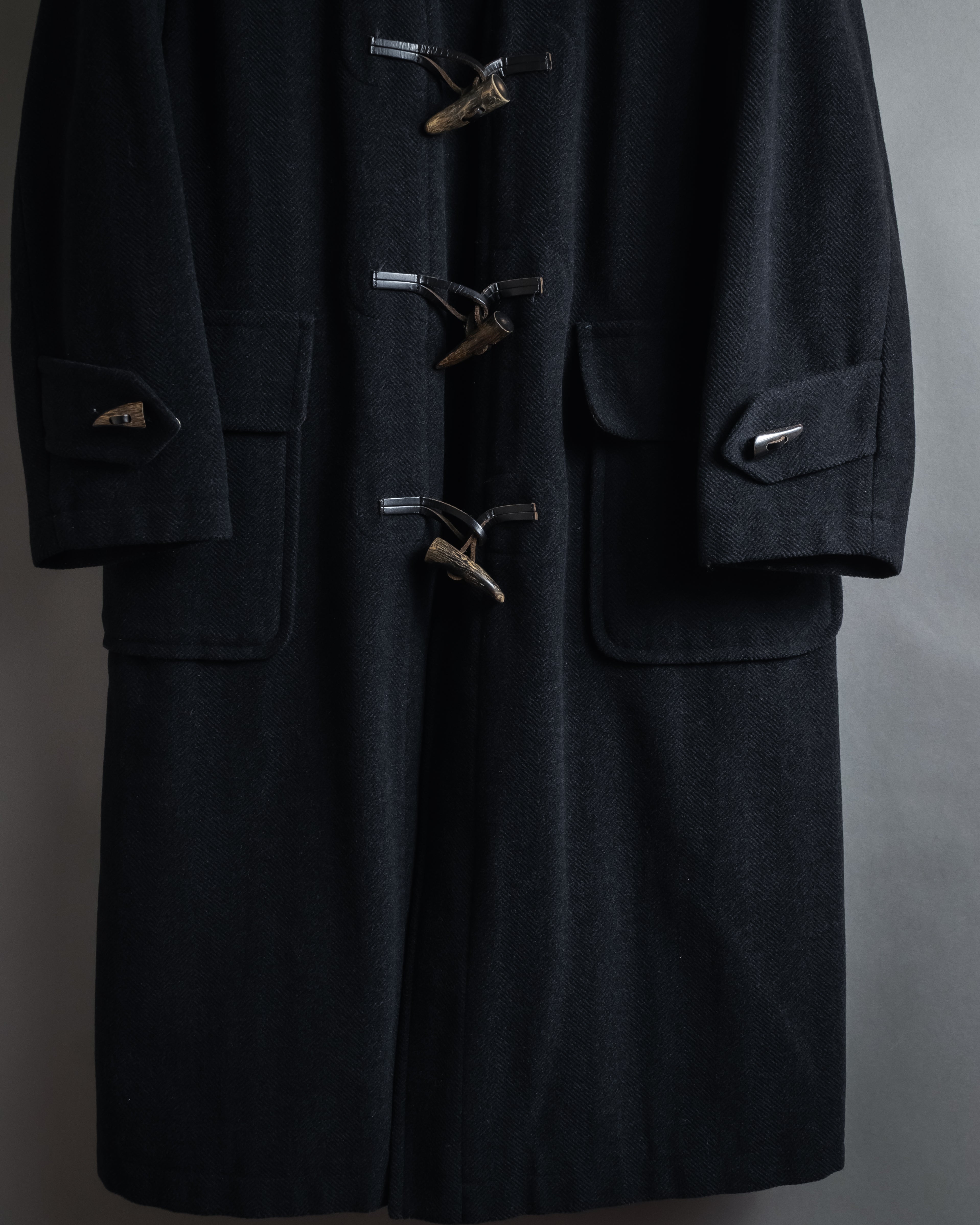 "Burberrys" 90’s heritage duffle coat with check-lined hood