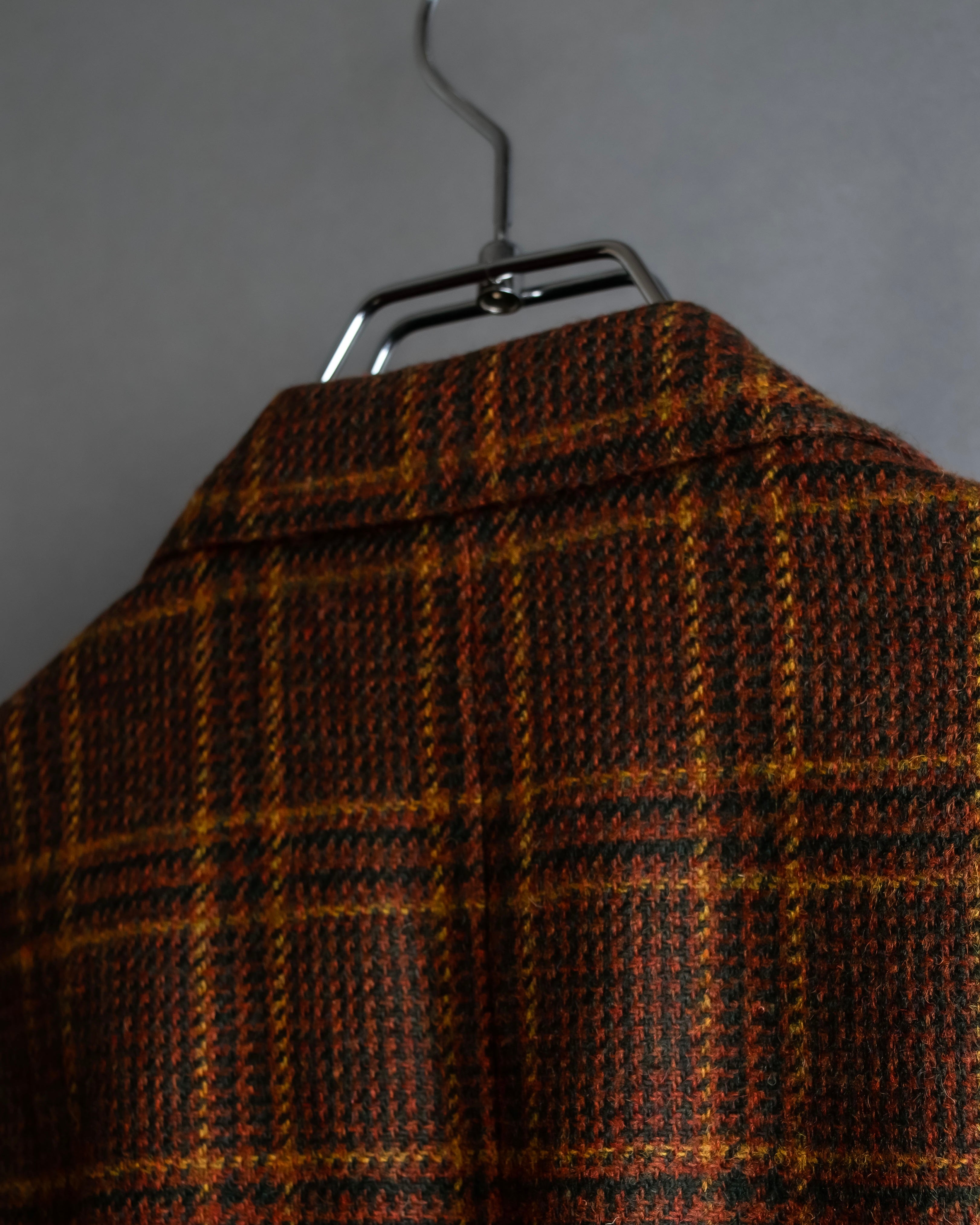 "Burberrys" Warm-colored checked twill tailored jacket