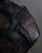 "BALENCIAGA" Circle lock design leather doctor bag