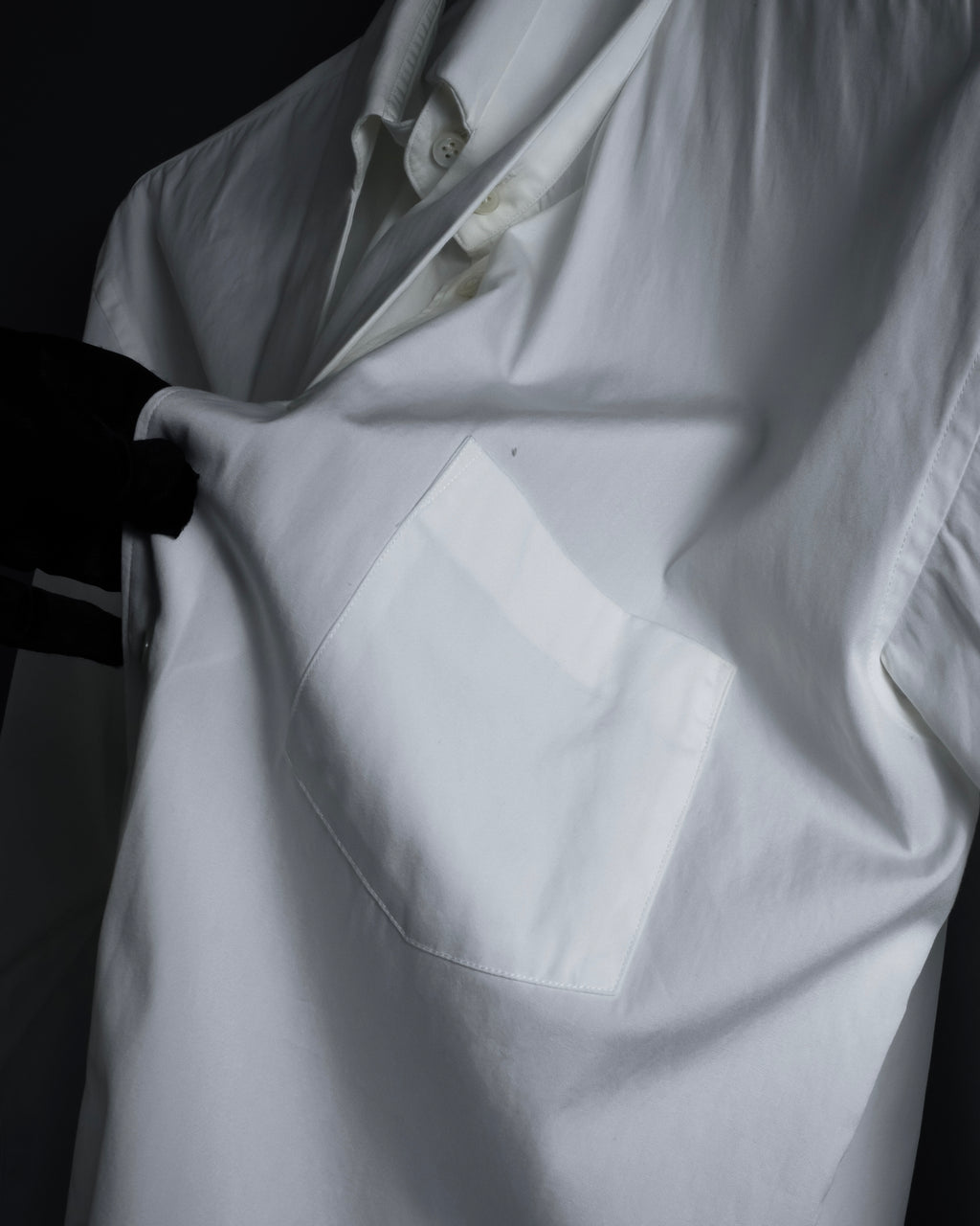 "COMME des GARCONS SHIRT" 01AW French cotton bowtie shirt