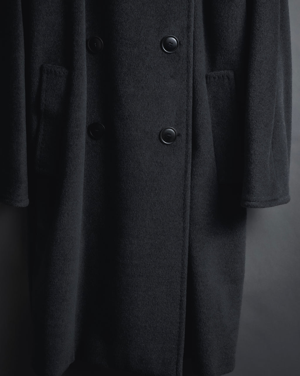 "MARINA RINALDI" Double-breasted minimal over coat