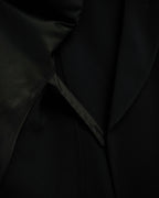 "GUCCI" Three-dimensional lapel design draped tailored jacket
