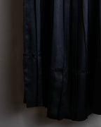 "ISSEY MIYAKE" Ribbon belt design pleats skirt