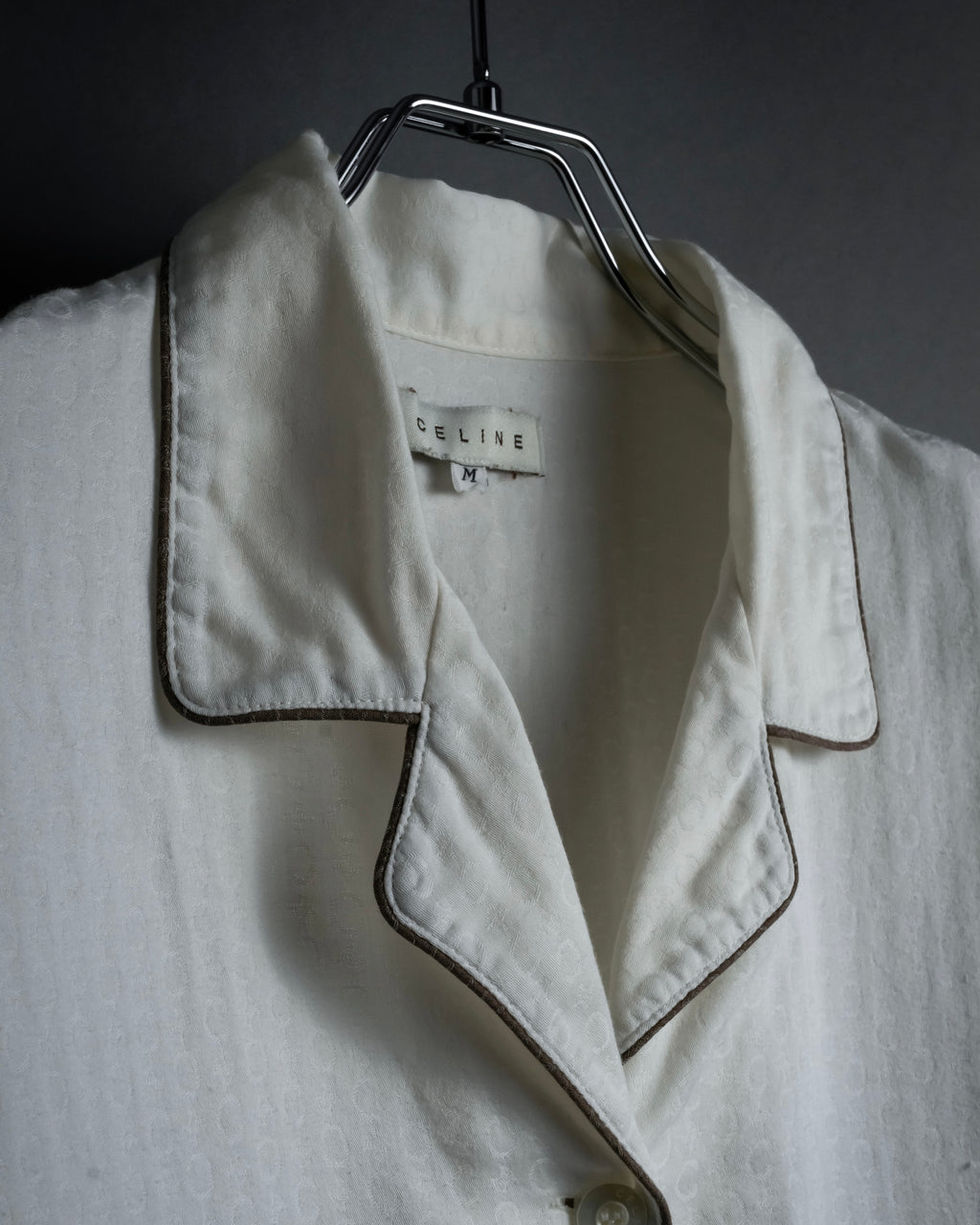 "CELINE" 90's-00's Macadam print pajama set up