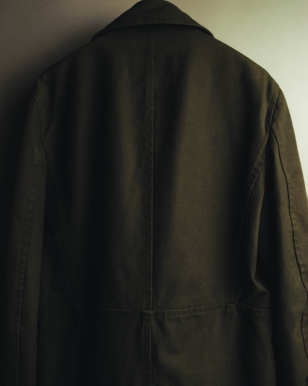 -SPECIAL- "COMME des GARÇONS HOMME" 03AW Asymmetric zip long coat