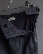 "HERMES" Margiela period semi-flared wool skirt