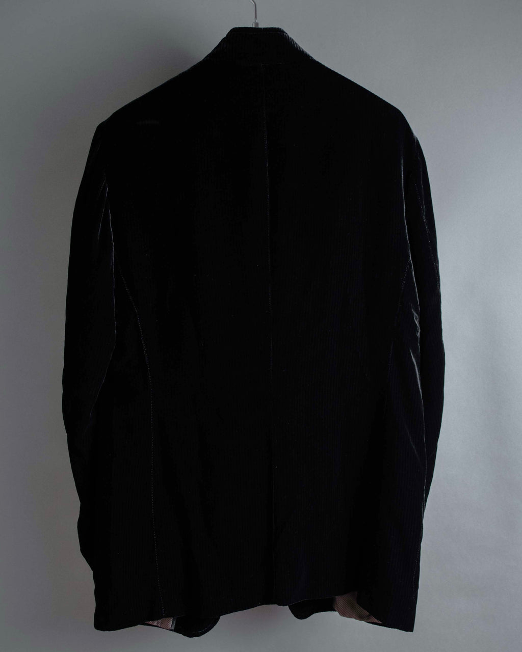 "GIORGIO ARMANI" Velour corduroy double zip up jacket
