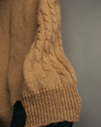 "Christian Dior" 80's-90's Preppy cable knit sweater vest