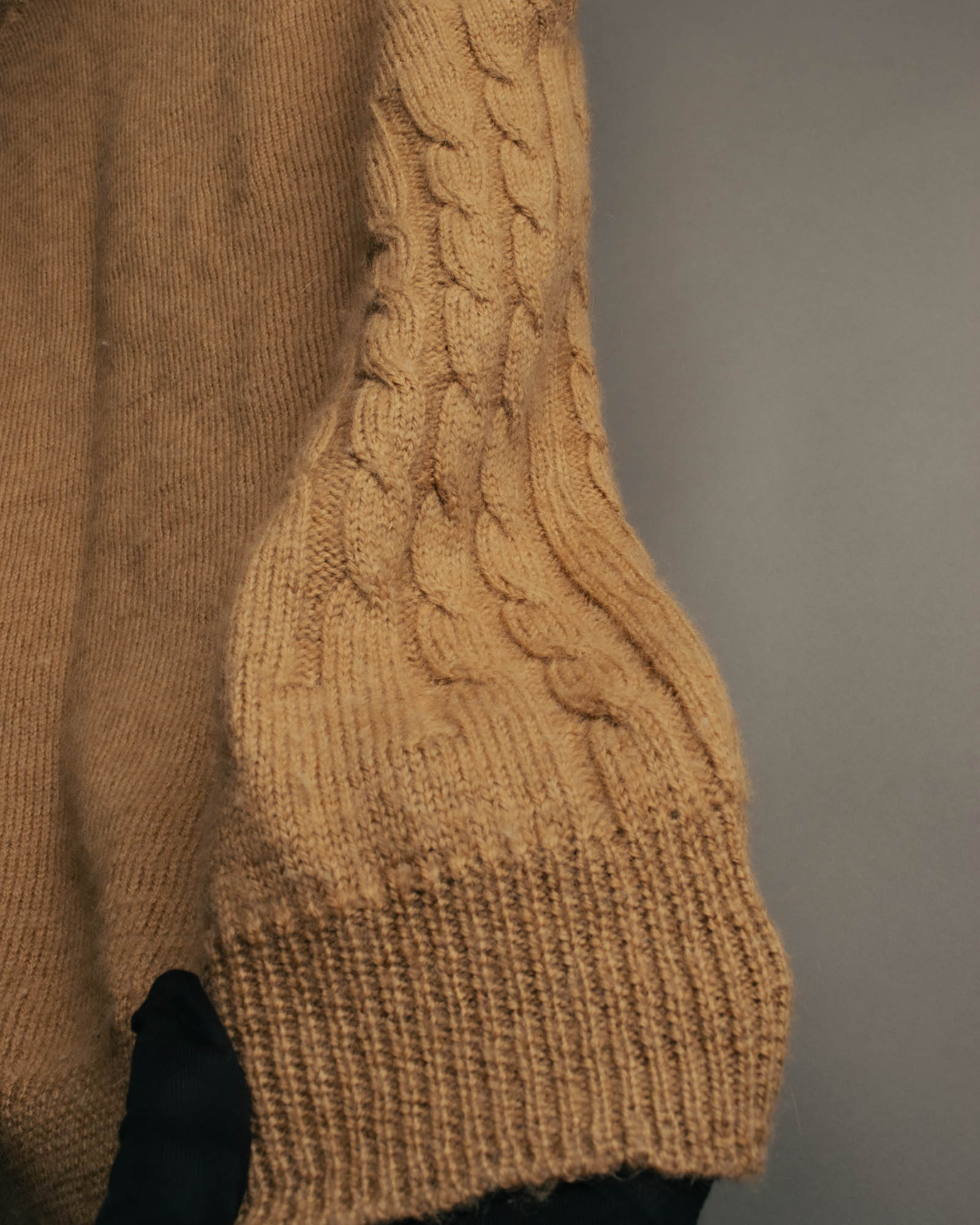 "Christian Dior" 80's-90's Preppy cable knit sweater vest