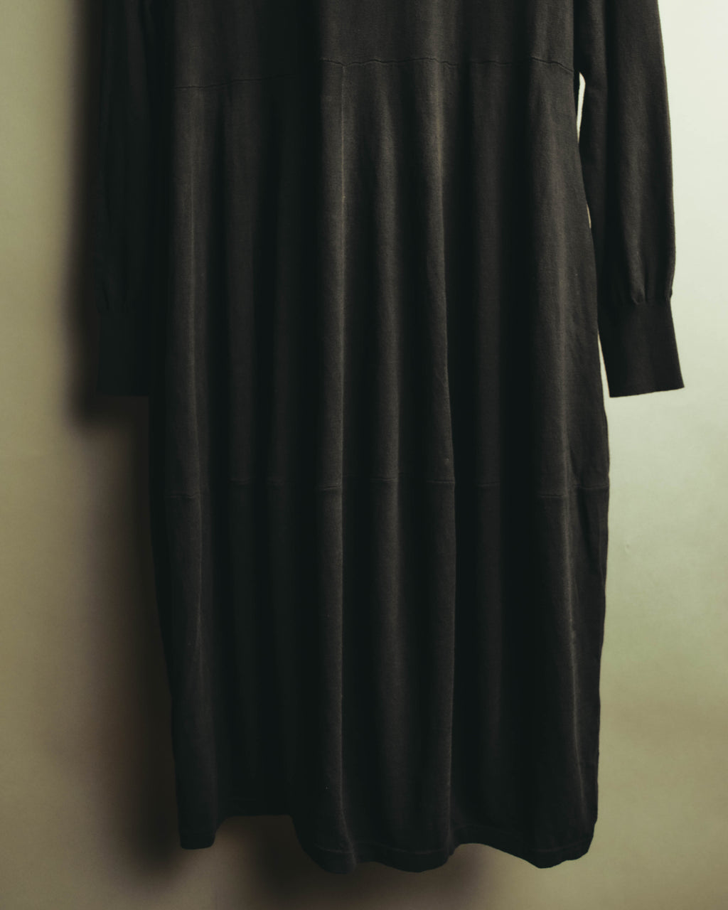 “Y’s for living” Late 2010’s-early 2020’s Draped cotton button-front long dress