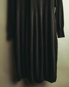 “Y’s for living” Late 2010’s-early 2020’s Draped cotton button-front long dress