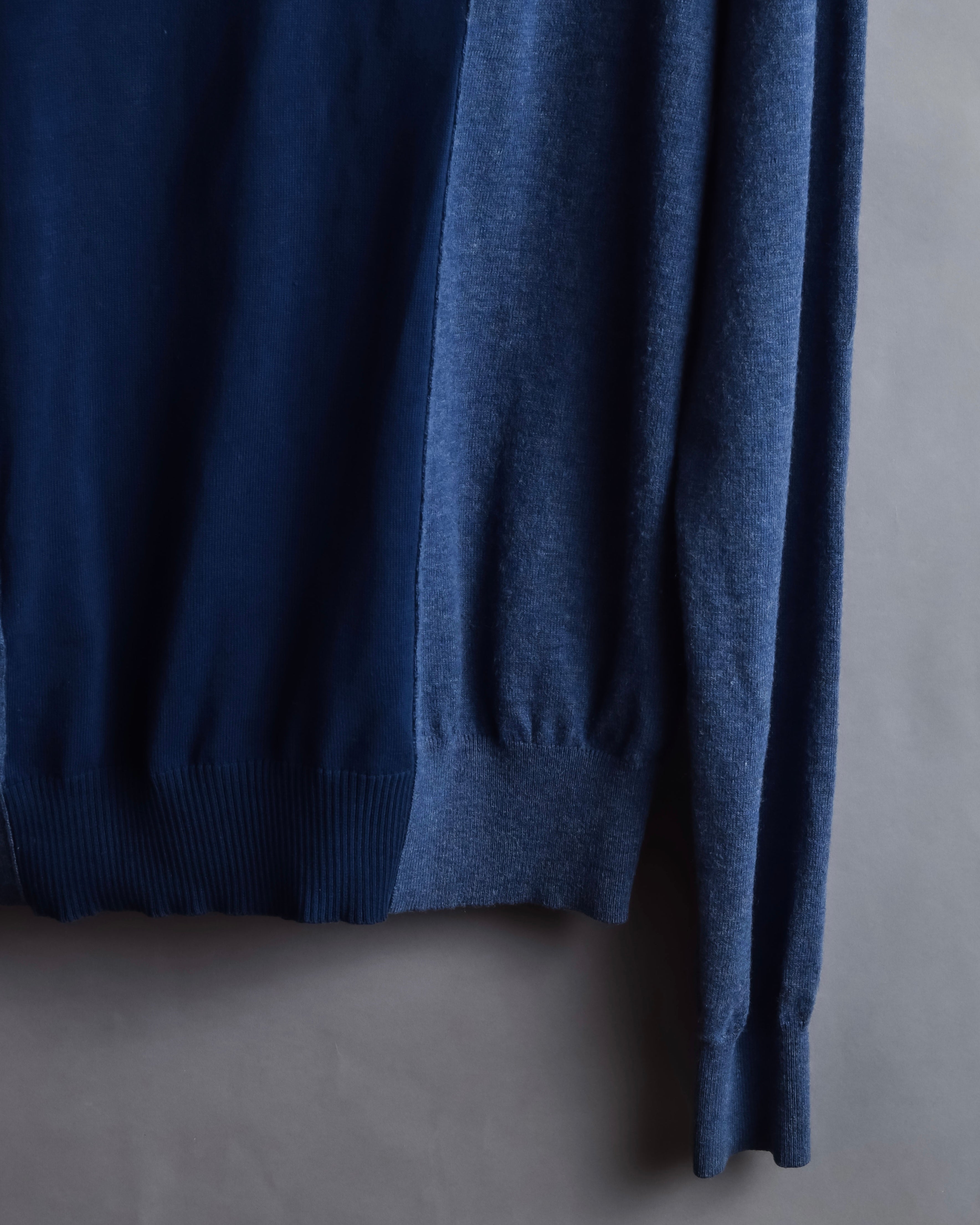 "MAISON MARGIELA" 17SS Asymmetric button line knit