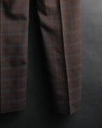 -MOOD MILLÉSIMES- “FARAH” 70’s-80’s plaid slacks with coin pocket