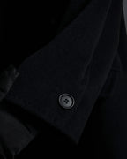 "Max Mara" 90's White tag tailored collar angora mix coat