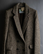 Vintage irish tweed long coat
