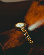 –SPECIAL– "GUCCI" 80's-90's Elegant gold tone wristwatch