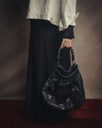 -SPECIAL- “miu miu” 2008-2012 Matelassé braided handle hobo bag