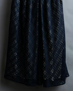 "FENDI" Embroidered check maxi onepiece