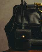 -SPECIAL- “GUCCI” 2012-2016 crossover-era crest studded doctor bag