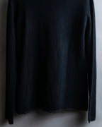 "DOLCE & GABBANA" Lace layered design V-neck knit