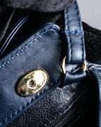 "VALENTINO" Gathered design rounded silhouette shoulder bag