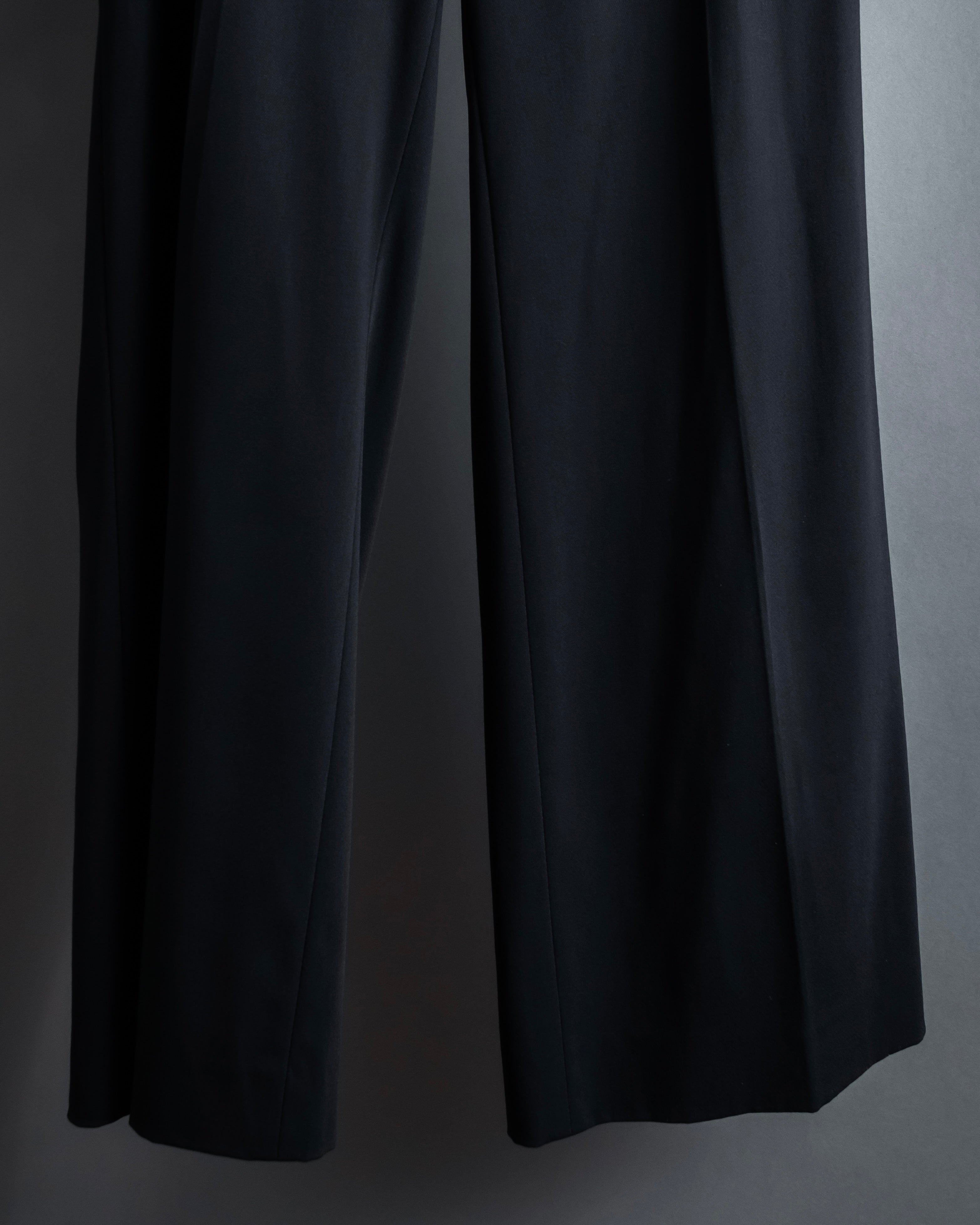 "Christian Dior Boutique Paris" Beautiful waistline wide silhouette Slacks