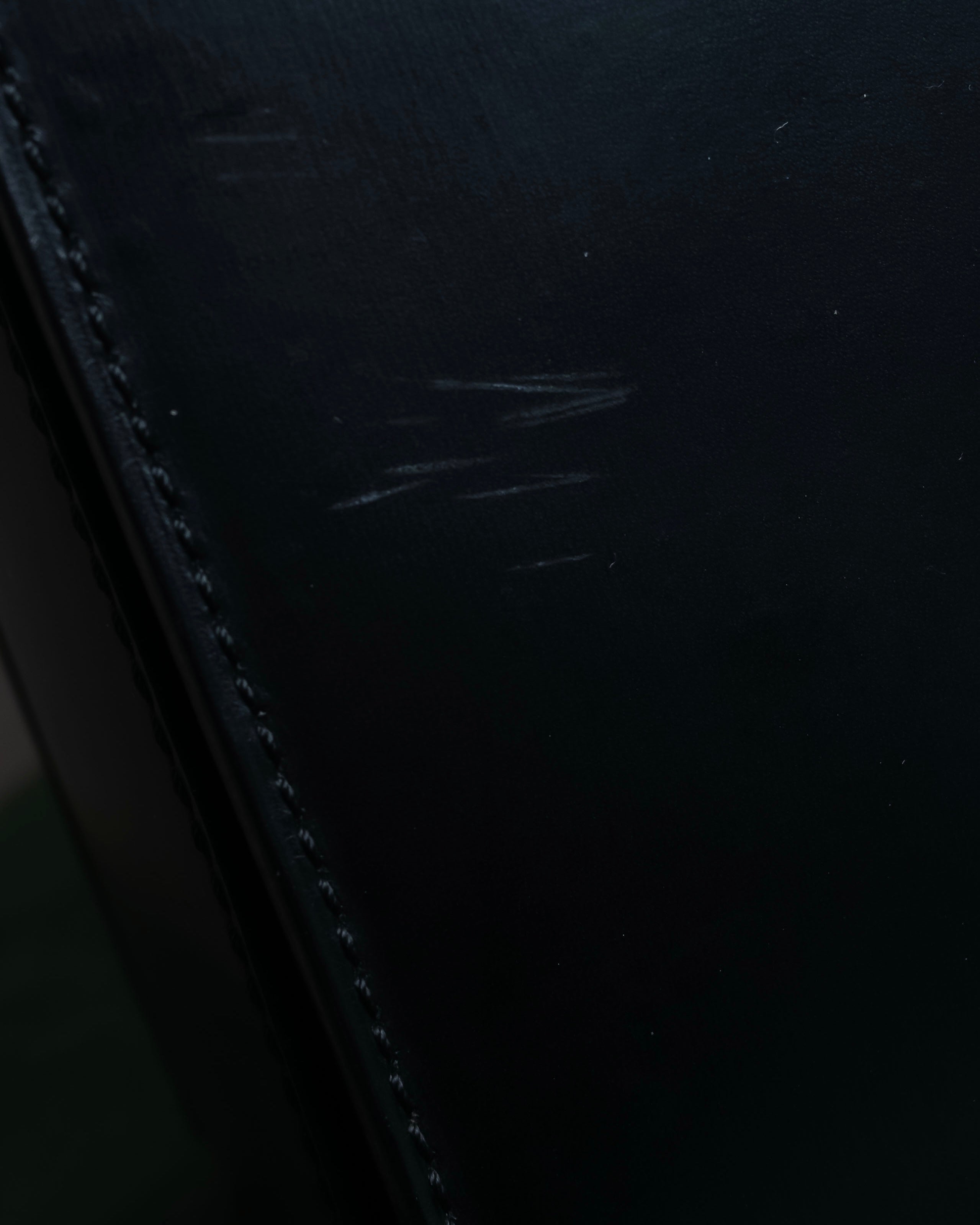 "CELINE" Ringlock design leather hand bag