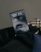 "BURBERRY LONDON" 00's Beige checked silk necktie