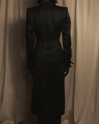 -SPECIAL- "YVES SAINT LAURENT rive gauche" 03 year Tom Ford period corset design long coat