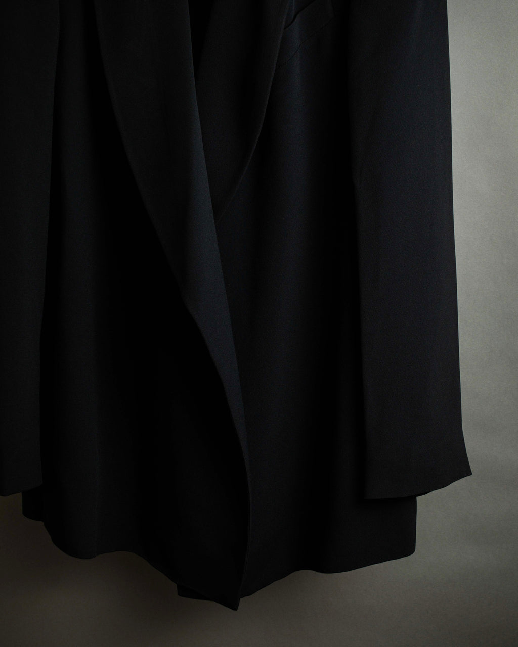 "GUCCI" Three-dimensional lapel design draped tailored jacket