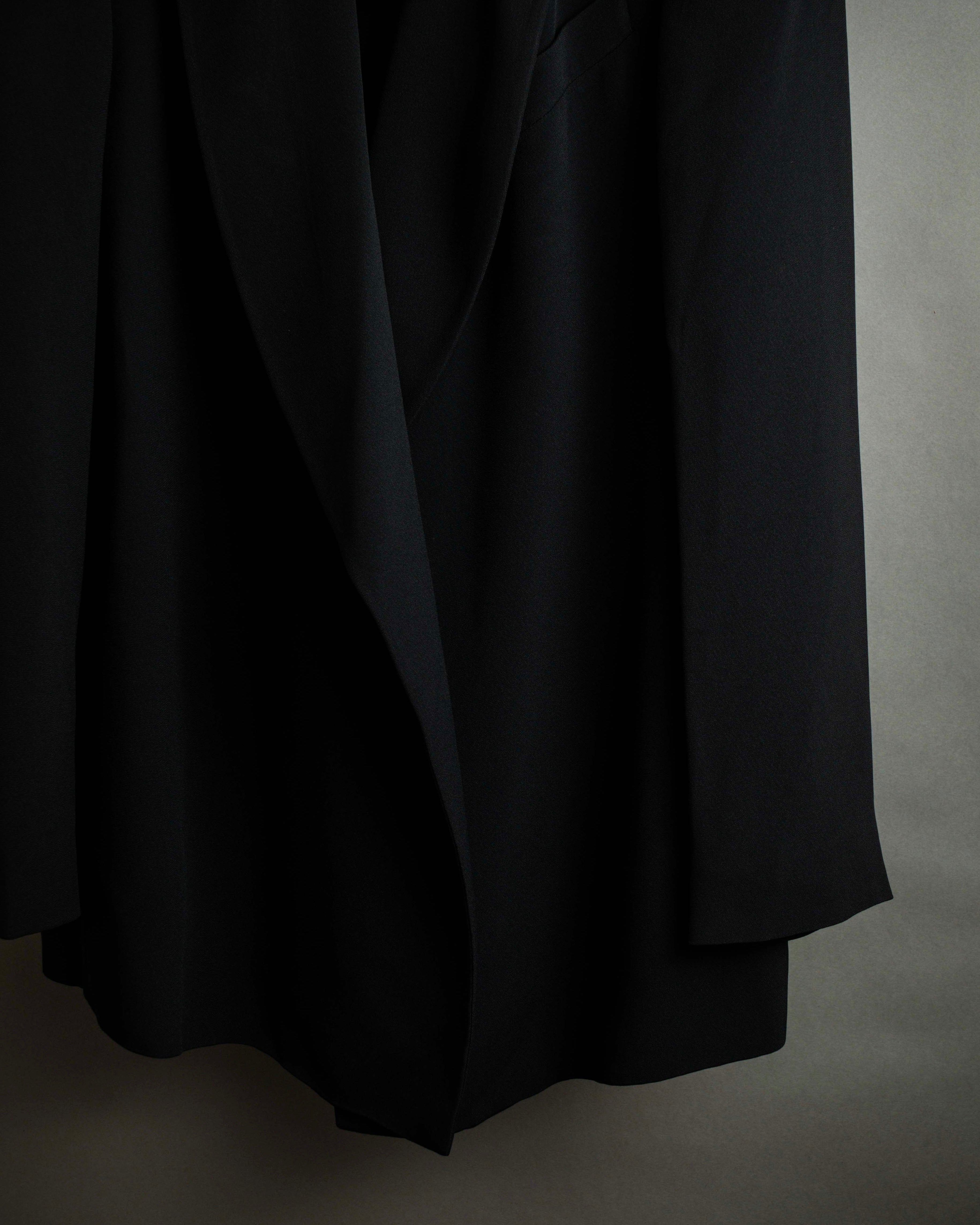 "GUCCI" Three-dimensional lapel design draped tailored jacket