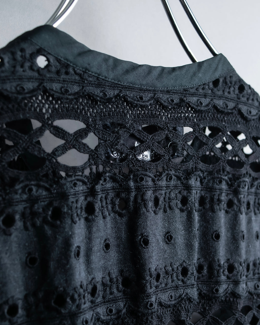 "tricot COMME desGARCONS" Playful fabric Feminine cotton cardigan