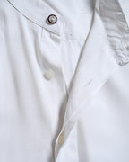 VINTAGE/ Band Collar Oversized Drape Shirt