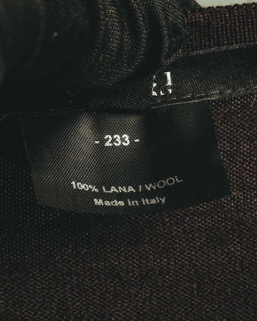 "GUCCI" 90's-00's Minimal V-neck wool sweater