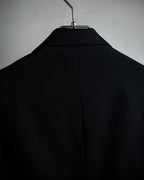 "Y's" 94AW sharp lapel cut design double-breasted jacket