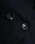 "HELMUT LANG" Zipper design sharp angle cutaway jacket