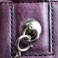 "JEAN PAUL GAULTIER" Horizontal star＆moon chain design purple leather bag