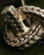 "Hermès" 70's-90's Vintage rope knot cufflinks