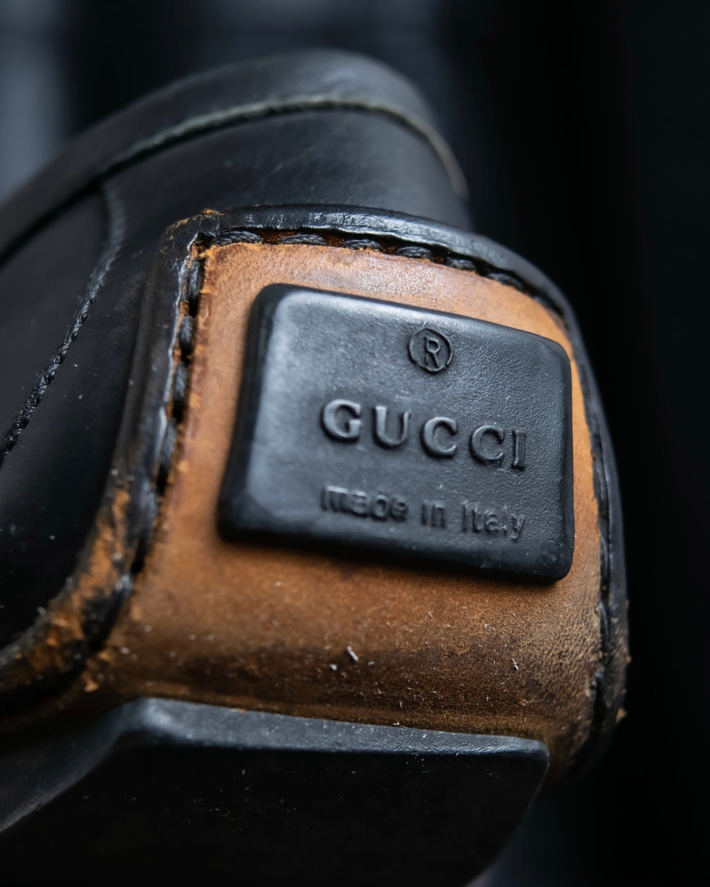 "GUCCI" Shelly line detail driving shoes