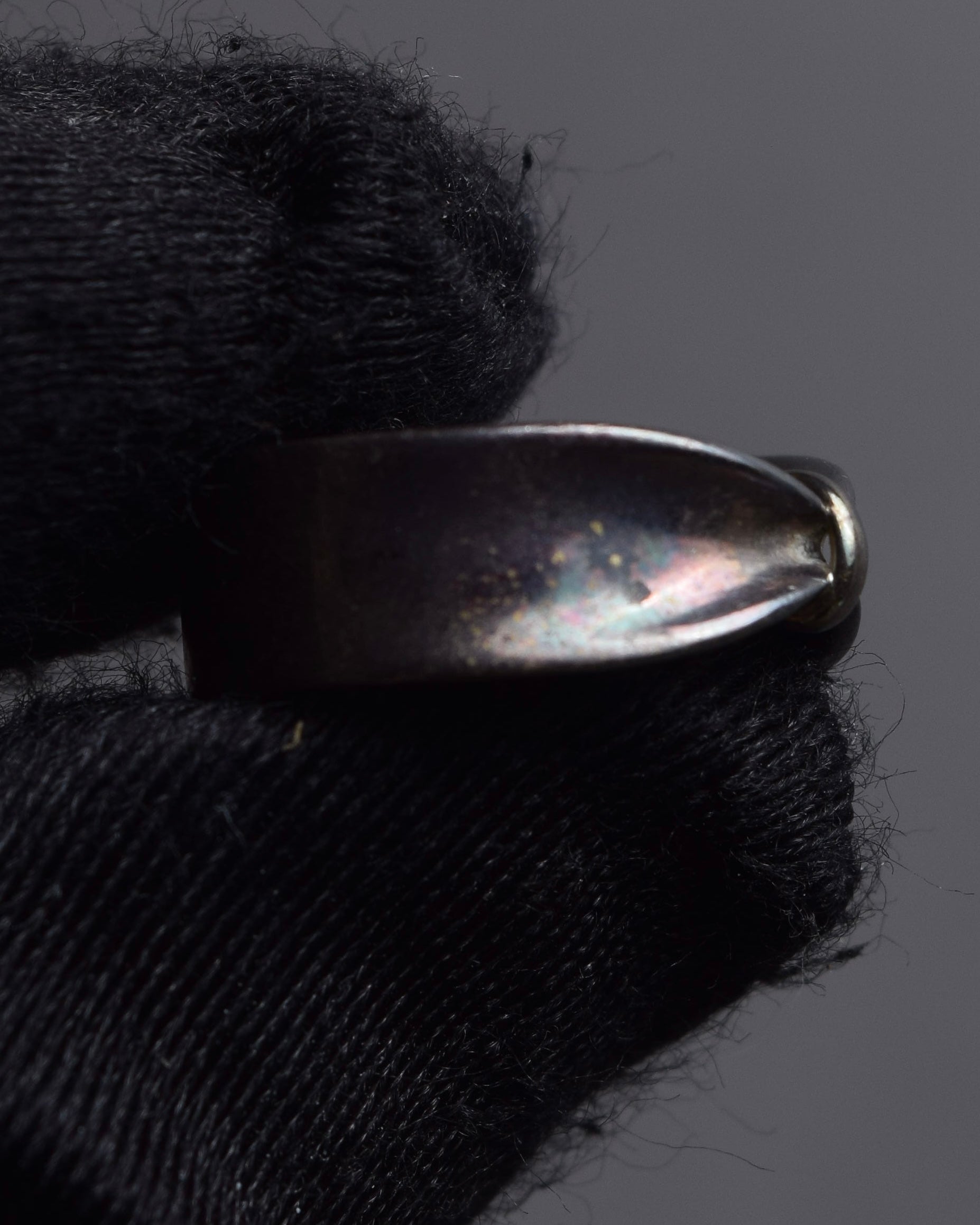 "GEORG JENSEN" Antique-like bowtie design silver ring