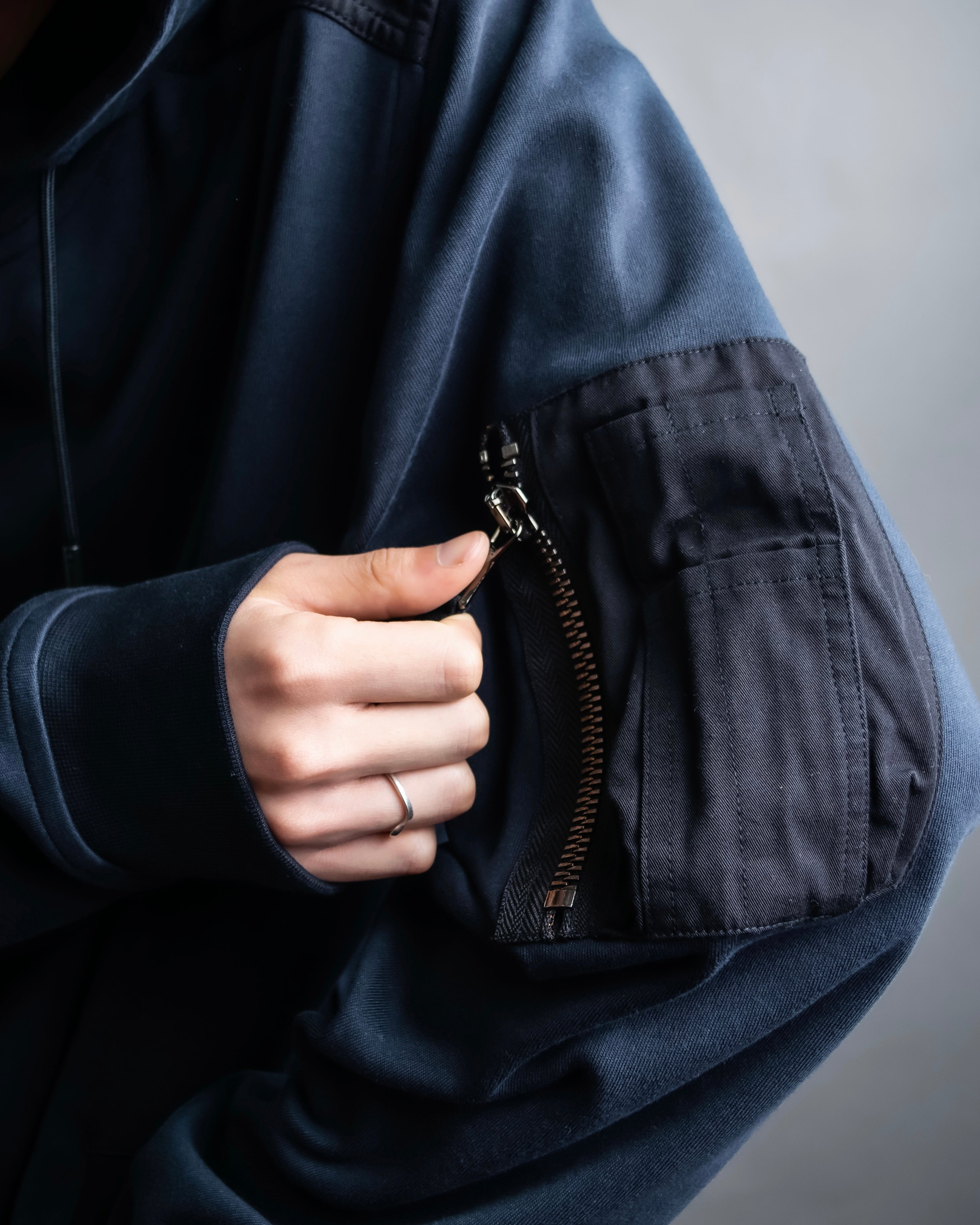 "DIESEL BLACK GOLD" Oversized multi-functional design hoodie