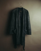 "WEEKEND Max Mara" 10's Soft suede goat leather robe coat