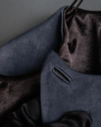 "GIORGIO ARMANI" Double breasted 2way collar design short jacket