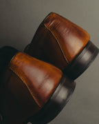 “Berwick 1707” 2010’s Patina aniline leather double monk shoes