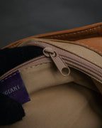 “MARCO BUGGIANI” 2004-2009 Soft leather multi pocket shoulder bag