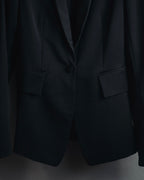 "Yves Saint Laurent" 2008AW Minimal sculpted wool jacket