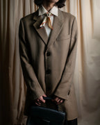 "MAISON MARGIELA" 13AW structured mid-length tailored coat