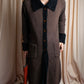 "Composition by KENZO" Fuzzy material cleric design knit coat